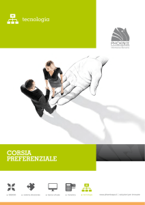CORSIA PREFERENZIALE - Phoenix Informatica Bancaria
