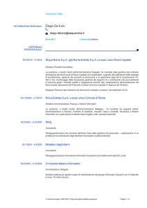 Curriculum Vitae Diego De Iorio