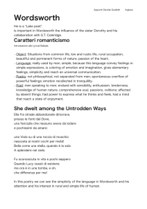 Manifesto Romanticismo Inglese