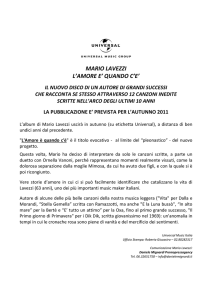 MARIO LAVEZZI L`AMORE E` QUANDO C`E`