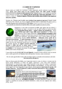 i carri di yahweh - Cristiani Biblici