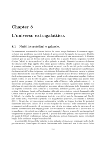Chapter 8 L`universo extragalattico.