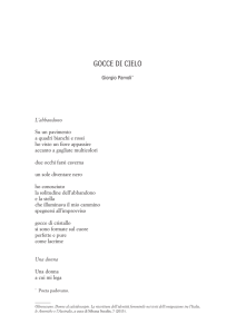 GOCCE DI CIELO