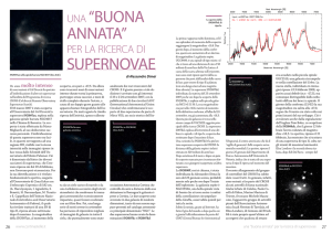 una “buona annata” supernovae