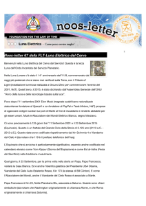 NoosLetter 67 per la Luna Elettrica del Cervo