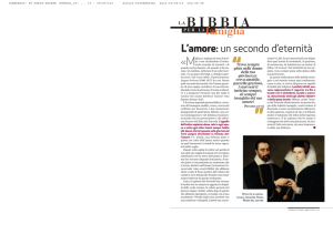 La Bibbia in un frammento: L`amore: un secondo d`eternità