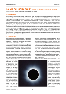 la mia eclissi di sole