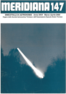 BIMESTRALE DI ASTRONOMIA Anno XXVI Marzo