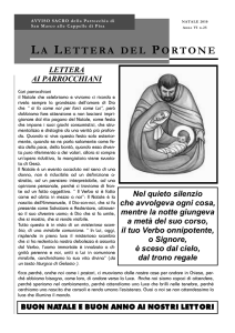 giornalino NATALE 2010.pub - Parrocchia di San Marco alle Cappelle