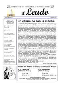 In cammino con la diocesi - Parrocchia Nostra Signora della