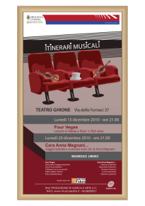 TEATRO GHIONE Via delle Fornaci 37
