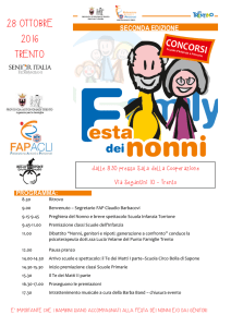 28 OTTOBRE 2016 TRENTO