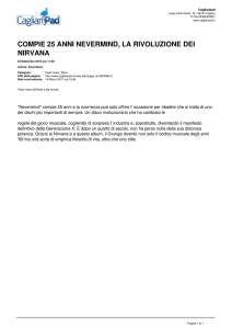 Cagliari Pad - COMPIE 25 ANNI NEVERMIND, LA RIVOLUZIONE
