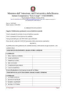 Decreto graduatorie musica 2015 - Istituto Comprensivo Statale "E