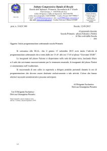 comunicazione inizio programmazione scuola Primaria _1