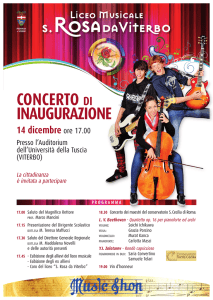 Liceo Musicale - Istituto Magistrale Statale Santa Rosa da Viterbo
