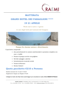 pasqua di lusso sul garganox
