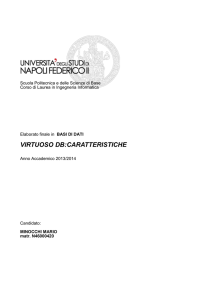 VIRTUOSO DB:CARATTERISTICHE