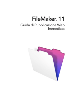 Pubblicazione di database FileMaker Pro sul Web