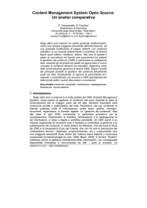 Content Management System Open Source: Un`analisi comparativa