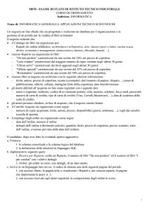 M070 - ESAME DI STATO DI ISTITUTO TECNICO