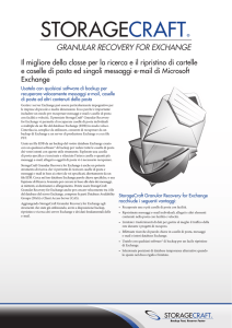 granular recovery for exchange
