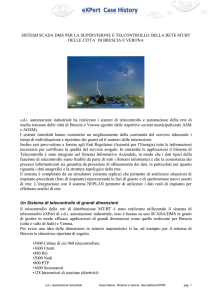 SISTEMI SCADA DMS PER LA SUPERVISIONE E