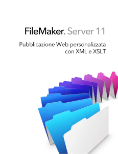 Pubblicazione Web personalizzata con XML e XSLT