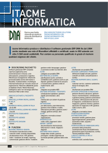 itacme informatica - Logistica Management