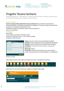 UNO installazione - Sistema Tessera Sanitaria