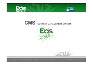 (Microsoft PowerPoint - EOS_CMS.ppt [modalit\340 compatibilit\340])