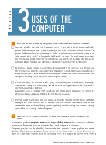 uses of the computer
