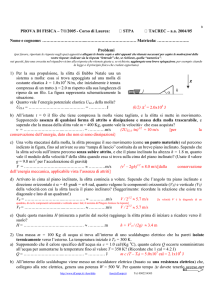 soluzioni - Dipartimento di Fisica Pisa