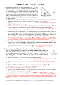 soluzioni - Dipartimento di Fisica