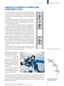 perché gli astronauti in orbita non avvertono il peso?