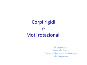 Corpi rigidi e Moti rotazionali