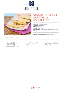 GNOCCO FRITTO CON MORTADELLA BOLOGNA IGP