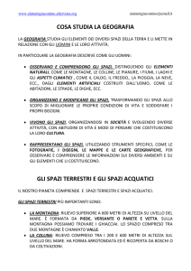 cosa studia la geografia gli spazi terrestri e gli spazi - 2