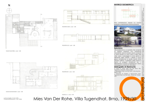 Mies Van Der Rohe, Villa Tugendhat, Brno, 1929/30