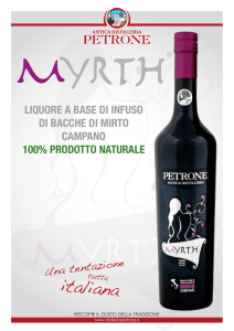 LIQUORE A BASE DI INFUSO DI BACCHE DI MIRTO CAMPANO