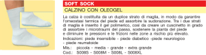 SOFT SOCK CALZINO CON OLEOGEL