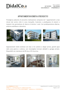 Brochure commerciale, appartamenti a Treviso (TV)