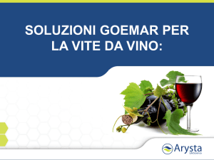Soluzioni Goemar per la vite da vino