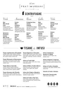 PRATI URBANI menu mattina