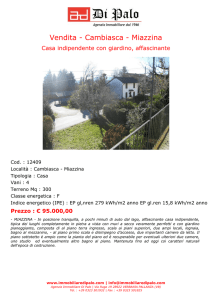Vendita - Cambiasca