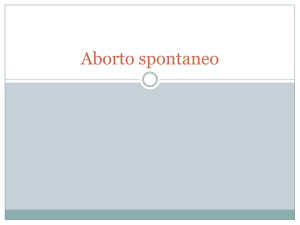 Aborto spontaneo