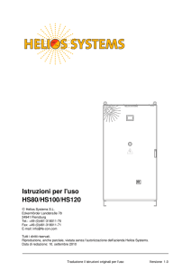 Istruzioni per l`uso HS80/HS100/HS120