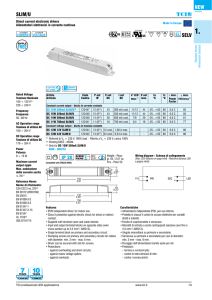 SLIM/U SELV NEW - TCI professional led applications