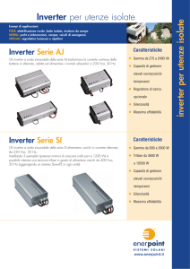 Inverter per utenze isolate