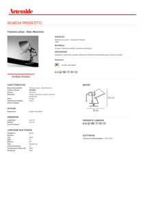 SCHEDA PRODOTTO Tolomeo pinza
